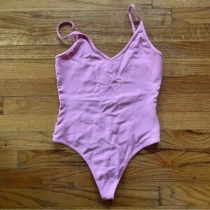 Aritzia Sunday Best Pink Bodysuit